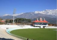 India's pride- The Himachal Pradesh cricket stadium.